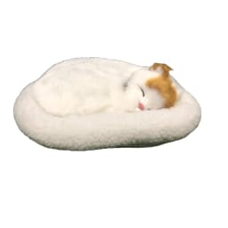 BESTSKY Cat Stuffed Animal,32*27*11cm Realistic Design Cat Stuffy,Soft Plush Breathing Function Stuffed Animal Cat,Style1 - Thumbnail 1