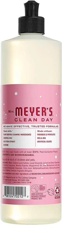 Mrs. Meyer's Peppermint Kitchen Set Dish Soap Hand Soap Multi-Surface Cleaner, 3CT - Thumbnail 6