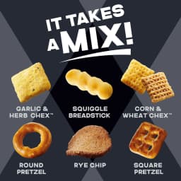 Chex Mix Bold Garlic and Herb Snack Mix, Snack Cup, 2.5 oz - Thumbnail 3