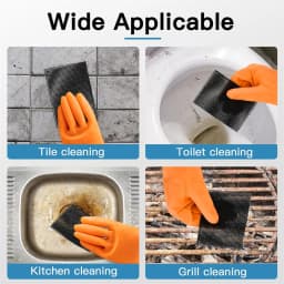 Tutuviw 12Pcs Flexible Scrubbing Screen for Stain Calcium Deposits Scrubber Flexible Scouring Mesh Pad Abrasive Grit Cleaning Screen for Remove - Thumbnail 6