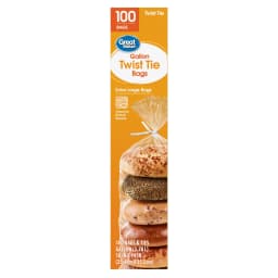 Great Value Twist Tie Storage Bags, Gallon, 100 Count - Thumbnail 2