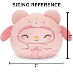 TeeTurtle Sanrio Teddy Bear My Melody 6 Inch Reversible Plush Toy - Thumbnail 2
