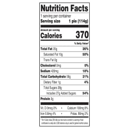 Freshness Guaranteed 4" S'mores Mini Baked Pie, 4 oz (Shelf Stable), Paperboard Box - Thumbnail 4