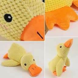 Mellow Dog Calming Duck, 2026 New Calming Duck Dog Toy, Calming Ducks Dog Toy, The Mellow Dogs Calming Pillow with Quacking Sound, Soft Stuffed Ducks - Thumbnail 7