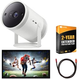 Samsung The Freestyle Projector (SP-LSP3BLAXZA) Bundle with 2 YR Warranty and Screen - Thumbnail 1