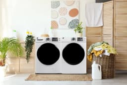 8.0 cu. ft. Gas Dryer w/ Steam - White - Thumbnail 4