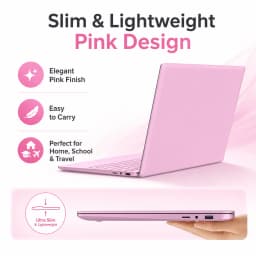 MiniHyper 15.6" Pink Laptop, Intel N5100, 8GB RAM, 512GB SSD, FHD IPS Display, Windows 11 Pro, Backlit Keyboard - Thumbnail 7