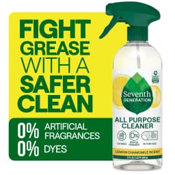 (4 pack) Seventh Generation Multi Surface All Purpose Cleaning Spray, Lemon Chamomile Citrus, 23 fl oz​ - Thumbnail 2
