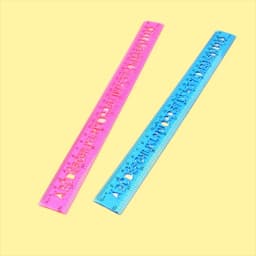 4 Pack Color Transparent Ruler, Ongmies Plastic Ruler Bulks for Classroom, Transparent Metric Rulers for Home, Office Supplies 14 Inch - Thumbnail 9