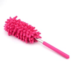 neszzmir Microfiber Duster with 2 Replaceable Heads, Extendable & Detachable Pole for Home, Car, Ceiling Fan, Furniture Cleaning – Washable & Reusable - Thumbnail 1