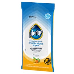 Pledge Multisurface Cleaning Wipes, pH Balanced, Fresh Citrus, 25 Count - Thumbnail 13