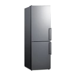 Summit 24 Inch Refrigerator, 10.8 cu.ft. cu.ft Capacity, Bottom Freezer, With Ice Maker, Stainless Steel Look - FFBF235PLIMLHD (Left Handed Door - Thumbnail 1