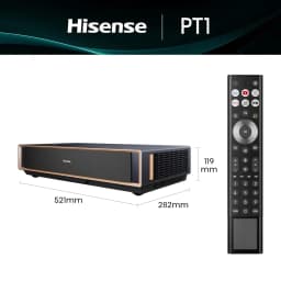 Restored Hisense PT1 Ultra Short Throw Triple Laser Projector, 4K UHD, Google TV, 80'' - 150'', 2500 Lumens - Thumbnail 5