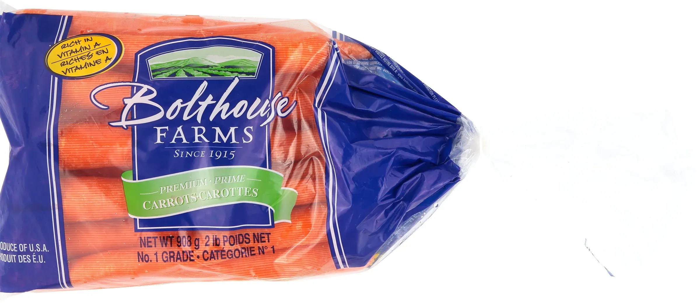 Fresh Whole Carrots, 2 lb Bag