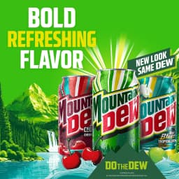 Mountain Dew Citrus Soda, 12 fl oz 24 Pack Cans - Thumbnail 5