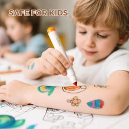 Jar Melo Ultra Washable Markers for Kids Toddlers 12 Colors, Safe Water Based Markers,Back to School & Kit Gift - Thumbnail 2