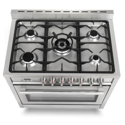 Cosmo 5 Piece Kitchen Appliance Packages with 36" 220/240V Dual Fuel Range 36" Under Cabinet Range Hood 24" Built-in Fully Integrated Dishwasher - Thumbnail 22