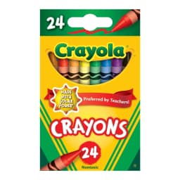 Crayola Crayons, 24 Count, Back to School Supplies, Classroom Must Haves for Teachers, Classic Colors, Gifts, 3+ - Thumbnail 1