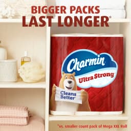 Charmin Ultra Strong Toilet Paper 9 Mega XXL Rolls, 440 Sheets Per Roll - Thumbnail 8