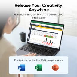 16" Laptop,Intel Core i5,16GB RAM 256GB SSD,Windows 11 Pro Notebook Computer PC,MS Office,Backlit Keyboard,USB A,HDMI - Thumbnail 8