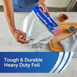 Reynolds Wrap Heavy Duty Aluminum Foil, 12 Inch Wide, 50 Sq. Ft - Thumbnail 5