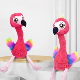 Flamingos Singing And Dancing Stuffed Flamingos Plush Interaction Toy Figures Interaction Animated Toy Speaking Plush - Thumbnail 7