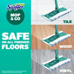 Swiffer Starter Classic Kit (1 Device, 2 Hair Magnet Dry Cloths, 2 Mop & Go Wet Cloths) - Thumbnail 5