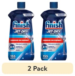 (2 pack) Finish Jet-Dry Rinse Aid, Dishwasher Rinse Agent and Drying Agent, 16 oz - Thumbnail 1