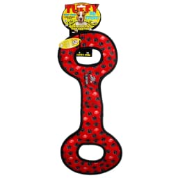 Tuffy No Stuff Ultimate Tug-O-War Red Paw Durable Squeaky Dog Toy - Thumbnail 7