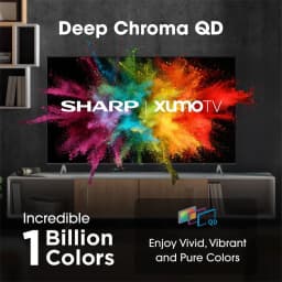 Sharp 4TC75HP7050U 75 inch Class Aquos QLED 4K Ultra HD Xumo Smart TV - Thumbnail 3