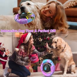 Pet Deluxe Dog Toys for Aggressive Chewers Large Dogs Squeaky Dog Chew Toys for Large Medium Breed Nylon Rubber Interactive Tough Dog Toys to Keep - Thumbnail 5