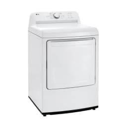 LG DLG6101W 7.3 Cu. Ft. White Smart Gas Dryer with Sensor Dry - Thumbnail 2