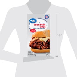 Great Value Seasoned Sirloin Beef Philly Steak, 14 oz - Thumbnail 5