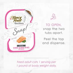 Purina Fancy Feast Petites Seared Salmon Entree with Spinach in Gravy Wet Cat Food, 2.8 oz, 12 Pack - Thumbnail 9