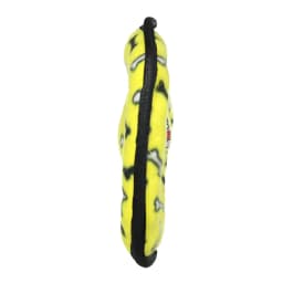 Tuffy Ultimate 3WayTug Yellow Bone Durable Squeaky Plush Dog Toy - Thumbnail 3