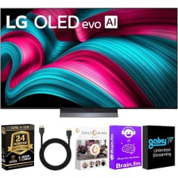LG OLED55C5KIT1 OLED evo AI 4K Smart TV w/A9 Gen8, 144Hz, Dolby Vision/Atmos, HDR10, AI Upscaling, Alexa + UAX 4K HDMI - Thumbnail 1