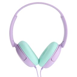 onn On-Ear Headphones with 3.5 mm Connector, Purple - Thumbnail 1