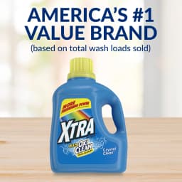 Xtra Plus OxiClean, 131 Loads Liquid Laundry Detergent, 203.1 fl oz - Thumbnail 4
