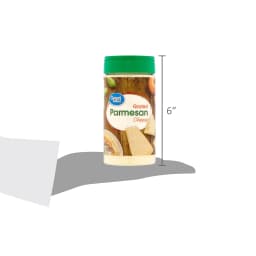 Great Value Grated Parmesan Cheese, 8 oz Shaker - Thumbnail 6