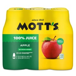 Mott's 100% Apple Juice, 8 fl oz, 6 Count Bottles - Thumbnail 12