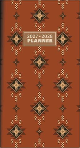 TF Publishing 2027-2028 Rusted Small Monthly Pocket Planner - Thumbnail 1