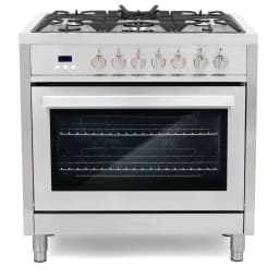 Cosmo 5 Piece Kitchen Appliance Packages with 36" 220/240V Dual Fuel Range 36" Under Cabinet Range Hood 24" Built-in Fully Integrated Dishwasher - Thumbnail 23
