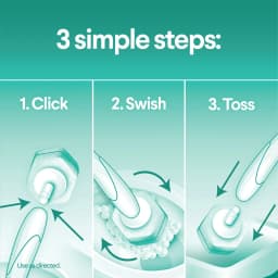 Clorox ToiletWand Disinfecting Brush Refills, Disposable Toilet Bowl Cleaner, Rainforest Rush, 10 Count - Thumbnail 7