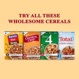 Oatmeal Crisp Heart Healthy Cereal, High Fiber Cereal Made with Whole Grain, 19.7 oz - Thumbnail 5