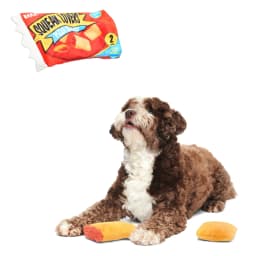 BARK 3-Part Pizza Roll Squeak Lovers Snacks Dog Toy For Medium and Large Dog Sizes - Thumbnail 9
