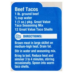 Great Value Taco Seasoning Mix, Original, 1 oz - Thumbnail 5