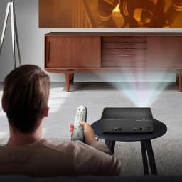 Open Box LG HU70LAB 4K UHD Smart Home Theater CineBeam Projector with Alexa Built-in, LG ThinQ AI, Google Assistant - Thumbnail 2