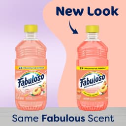 (3 pack) Fabuloso 2X Multi-Purpose Cleaner, No Rinse Floor Cleaner, Peach Scent, 16.9 fl oz - Thumbnail 3