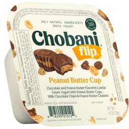 Chobani Flip Low-Fat Greek Yogurt, Peanut Butter Cup 4.5 oz - Thumbnail 1