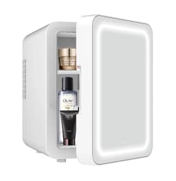 BODEGA 4L Mini Skincare Fridge with LED Mirror, Portable Thermoelectric Cooler & Warmer, AC/DC Powered Small Refrigerator for Bedroom, Dorm & Makeup - Thumbnail 7